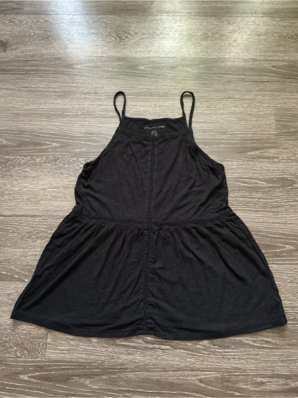 Black Peplum Tank